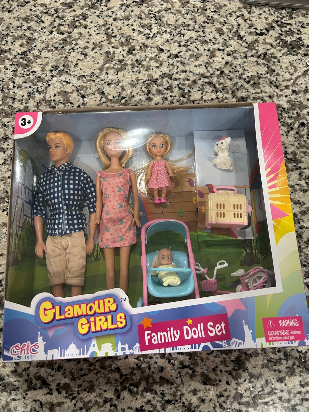 Family Doll Set - Pink Accessories